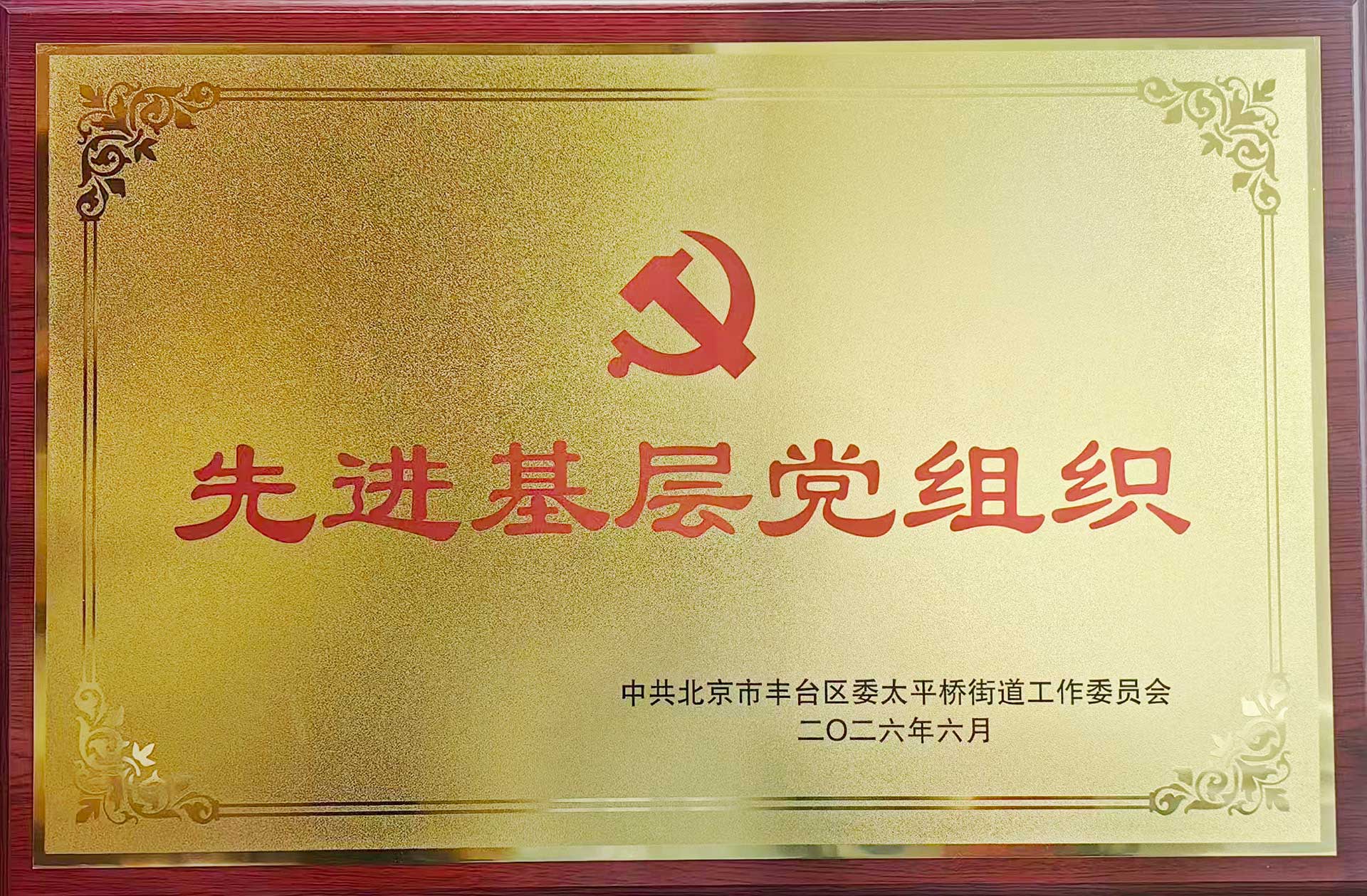 喜报｜党建引领践初心 载誉前行庆华诞——欧冠线上官网（中国）官方网站招标集团党支部获评辖区“优秀基层党组织”